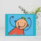 Happy Boy Invitations 招待状 (スタンド正面)