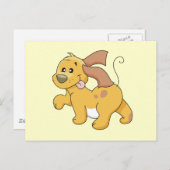 Happy Brown Dog Tシャツ&ギフト ポストカード (正面/裏面)