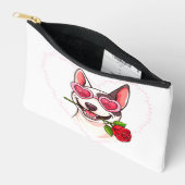 Happy bull terrier アクセサリーポーチ (見開き)