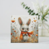 Happy Bunnies：笑顔のメモ🐰🐇デジタル シーズンカード (スタンド正面)