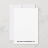 Happy Bunny サンキューカード (裏面)