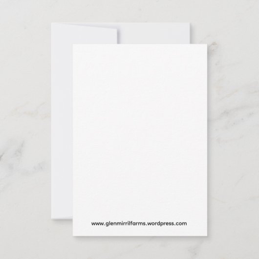 Happy Bunny サンキューカード (裏面)