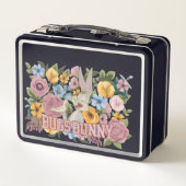“Happy Bunny Lunch Time” メタルランチボックス (裏面)