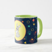Happy Bunny Pastel Mug - Cute Rabbit Ceramic マグカップ (正面右)