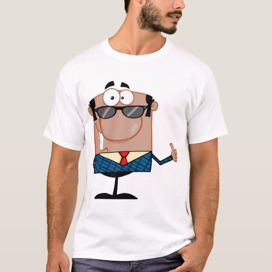 Happy Business Man Tシャツ (正面)
