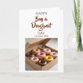 Happy Buy a Doughnut Day | 10月29日 カード (正面)