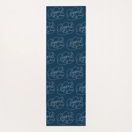 HAPPY by choice - はっきりした CloudS - W ヨガマット (裏面)