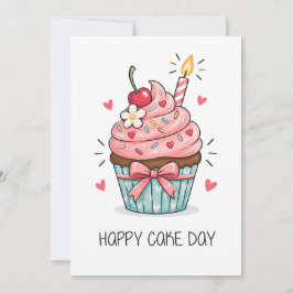 Happy Cake Day | ケーキ好きな人のためのバースデーカード シーズンカード