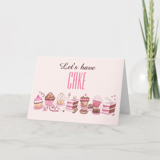 Happy Cake Day to Co-worker誕生日カード カード (正面)