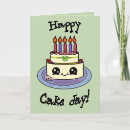Happy cake day! Verjaardags カード
