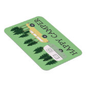 HAPPY CAMPER お洒落 Trailer RVing Motorhome マグネット (右側)