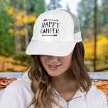 Happy Camper キャップ<br><div class="desc">Embrace the spirit of adventure and the joy of outdoor living with our "Happy Camper" apparel and accessories! Featuring a charming graphic of a cozy tent nestled amidst whimsical boho arrows, our designs capture the essence of wanderlust and exploration. Whether you're a seasoned adventurer or simply love the great outdoors,...</div>
