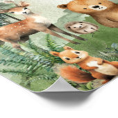 Happy Camper 2nd Birthday Welcome Sign Poster ポスター (角)