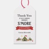 Happy Camper Adventure Birthday ギフトタグ (正面)