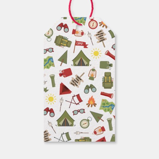 Happy Camper Adventure Birthday ギフトタグ (裏面)