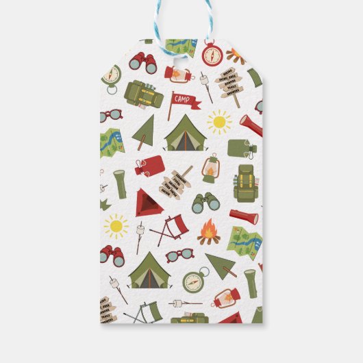 Happy Camper Adventure Birthday ギフトタグ (裏面)