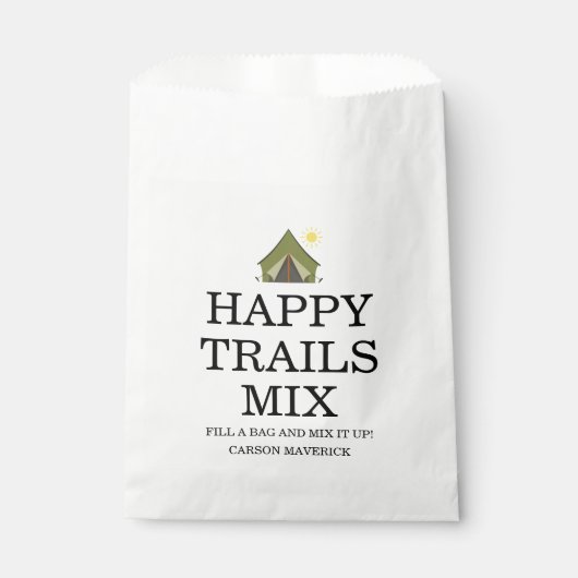 Happy Camper Adventure Birthday フェイバーバッグ (正面)