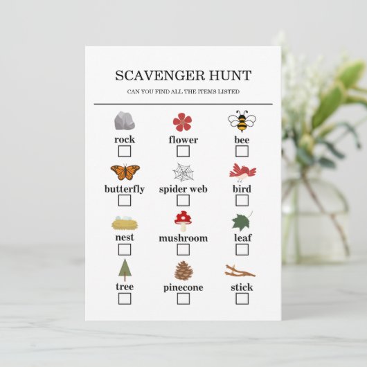Happy Camper Adventure Birthday Scavenger Hunt プログラム (スタンド正面)