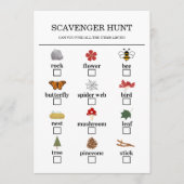 Happy Camper Adventure Birthday Scavenger Hunt プログラム (正面)