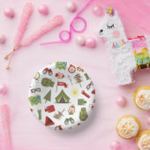 Happy Camper Adventure Kids Birthday ペーパーボウル (パーティー)