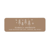 Happy Camper Baby Showerのアドレス ラベル (正面)