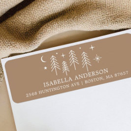 Happy Camper Baby Showerのアドレス ラベル