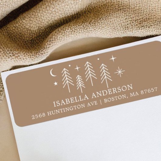 Happy Camper Baby Showerのアドレス ラベル