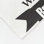 Happy Camper Camping Rules フリースブランケット (角)