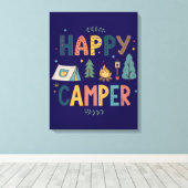 Happy Camper Canvas Print  キャンバスプリント (インサイチュ (ウッドフロア))