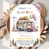 Happy Camper Celebration Invitation 招待状