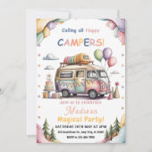Happy Camper Celebration Invitation 招待状 (正面)