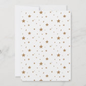 Happy Camper Christmas Blue 1st Birthday写真 招待状 (裏面)