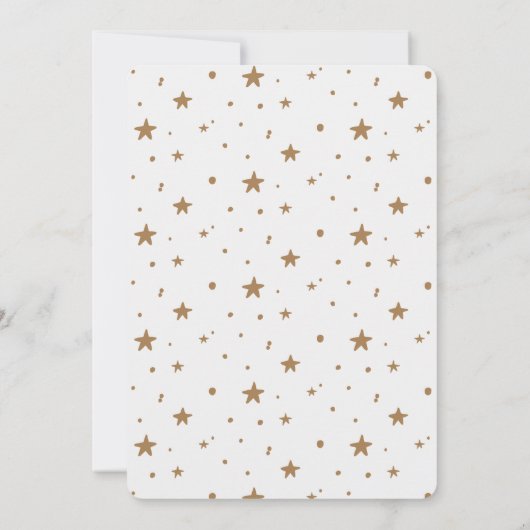 Happy Camper Christmas Blue 1st Birthday写真 招待状 (裏面)