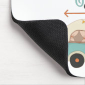 Happy Camper Cute Retro RV マウスパッド (コーナー)