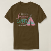 Happy Camper Funny Camping Gift For Kids Funny Boy Tシャツ (デザイン正面)