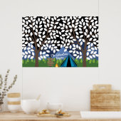 Happy Camper Guest Book Poster - 200署名 ポスター (キッチン)