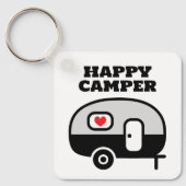 Happy Camper keychain for RV trailer home キーホルダー (正面)