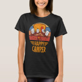 Happy Camper Mode On  Happy Marshmallows Camping Tシャツ (正面)
