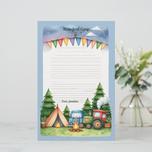 Happy Camper Notes 便箋 (スタンド正面)
