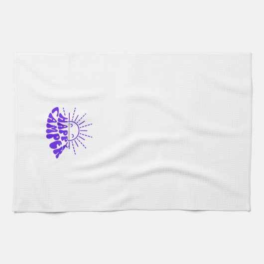 Happy Camper on a キッチンタオル (横)