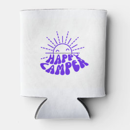 Happy Camper on a 缶クーラー