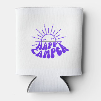 Happy Camper on a 缶クーラー