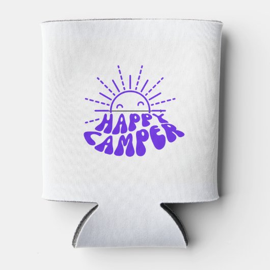 Happy Camper on a 缶クーラー (正面)