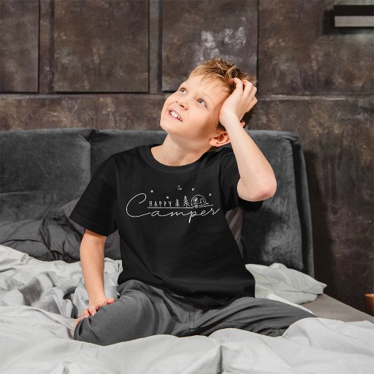 Happy Camper Silhouette Tシャツ