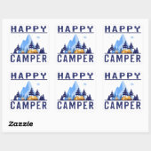 Happy Camper Stickers スクエアシール (シート)