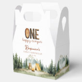 Happy Camper Teddy Bear 1st Birthday フェイバーボックス (オープン)