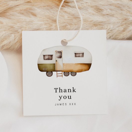 Happy Camper Thank You フェイバータグ
