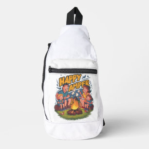 Happy Camper Toddler Tシャツ(2) スリングバッグ