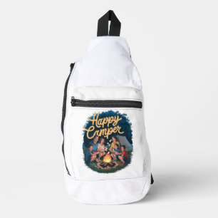 Happy Camper Toddler Tシャツ(4) スリングバッグ