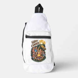 Happy Camper Toddler Tシャツ(6) スリングバッグ